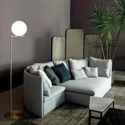 Flos Golvlampor-IC Lights F2 Golvlampa, Chrome