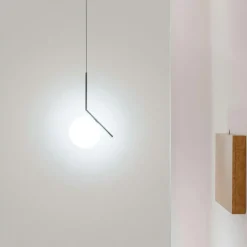 Flos Pendellampor-IC Lights S2 Pendel, Svart