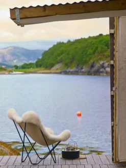 Iceland Mariposa Butterfly Chair, Wild Brown/Black