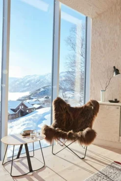 Iceland Mariposa Butterfly Chair, Wild Brown/Black