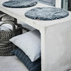 Shepherd Stolsdynor-Ida Stolsdyna Ovadderad 38 cm Rund, Grafitgrå