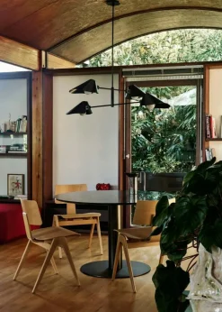 &Tradition Matbord Och Barbord-In Between SK11 Bord Ø150 cm, Verde Guatemala / Mattsvart