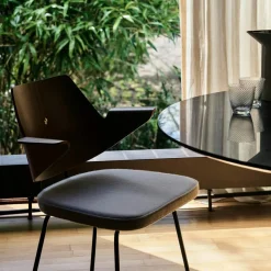 &Tradition Matbord Och Barbord-In Between SK11 Bord Ø150 cm, Verde Guatemala / Mattsvart