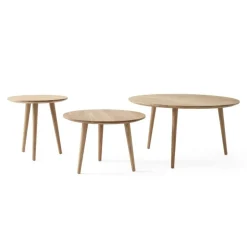 In Between SK13 Soffbord 48cm, Svart Lackad Ek