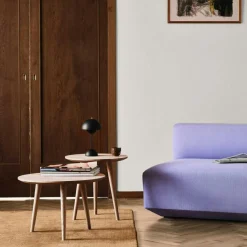 In Between SK13 Soffbord 48cm, Svart Lackad Ek