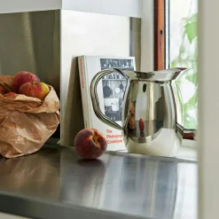 Indian Steel Pitcher Karaff Rostfritt Stål, Large