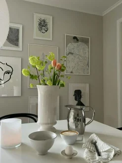 Indian Steel Pitcher Karaff Rostfritt Stål, Large