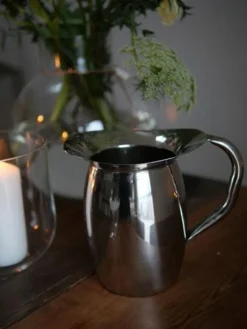 Indian Steel Pitcher Karaff Rostfritt Stål, Large