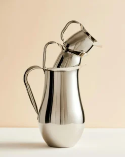 Indian Steel Pitcher Karaff Rostfritt Stål, Large