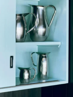 Indian Steel Pitcher Karaff Rostfritt Stål, Large