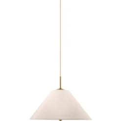 Globen Lighting Pendellampor-Iris 25 Pendel, Creme