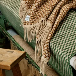 Isak Pläd 150x210 cm, Chestnut