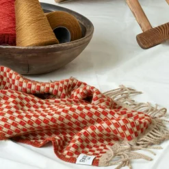 Isak Pläd 150x210 cm, Chestnut