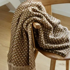 Isak Pläd 150x210 cm, Chestnut