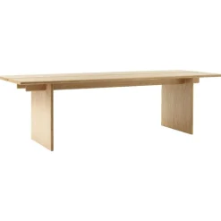 Ita OS2 Skrivbord Med Sladdförvaring 95x260 cm, Ek