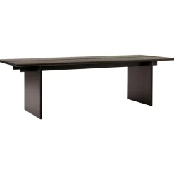 Ita OS2 Skrivbord Med Sladdförvaring 95x260 cm, Ek