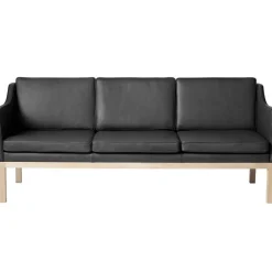 FDB Møbler 3-Sitssoffor-J182 3-Sitssoffa, Prairie 90 Beige