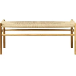 FDB Møbler Bänkar-J83B Bänk, Lackerad Ek