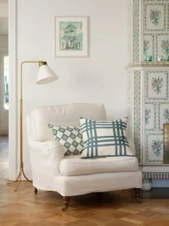 Chhatwal & Jonsson Prydnadskuddar & Fodral-Jodhpur Kuddfodral 40x60 cm, Aqua / Himmelsblå