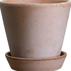 Bergs Potter Utekrukor & Odlingslådor-Julie Kruka Med Fat Ø17 cm