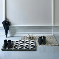 Jute Dörrmatta 60x90 cm, Natural Grey