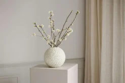 Kaia Vas 15 cm, Mörklila