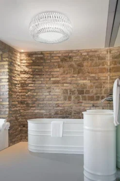 SLAMP Vägglampor|Plafonder-Kalatos Vägg-/Taklampa, Svart / Guld