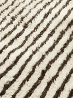 Kami Knotted Matta 120x180 cm, Off-white / Rödbrun