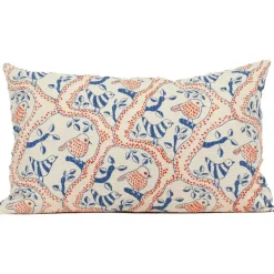 A world of craft Prydnadskuddar & Fodral-Kantha Birds Kuddfodral 30x50 cm