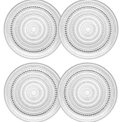 Kastehelmi Tallrik Klar 24,8 cm, 4-Pack