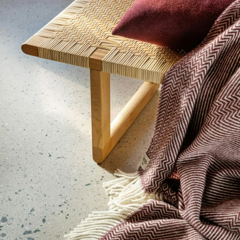 Kattefot Pläd 150x220 cm, Ljusgrå