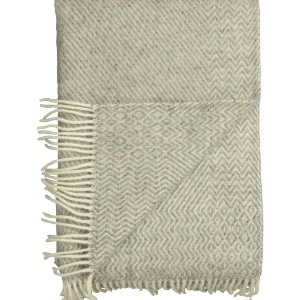 Kattefot Pläd 150x220 cm, Ljusgrå