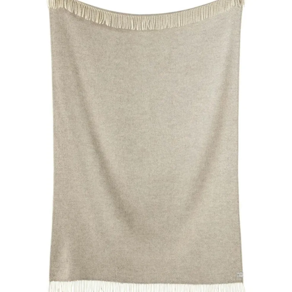 Kattefot Pläd 150x220 cm, Ljusgrå