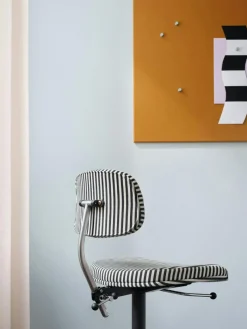 Montana Skrivbordsstolar & Kontorsstolar|Stolar-Kevi 2533 Kontorsstol, Svart Fanér / Polerad Aluminium