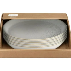 Kiln Tallrik 26 cm 4-pack, Beige