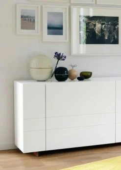 Asplund Sidobord & Avlastningsbord-Kilt 137 Sidobord Med Dörrar, Deep Blue