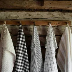 Kökshandduk 47x70 cm, Vit/Beige