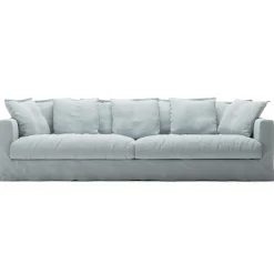 Decotique Möbelklädsel-Klädsel Till Le Grand Air 4-sitssoffa Linne, Smokey Granite