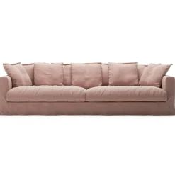 Decotique Möbelklädsel-Klädsel Till Le Grand Air 4-sitssoffa Linne, Smokey Granite