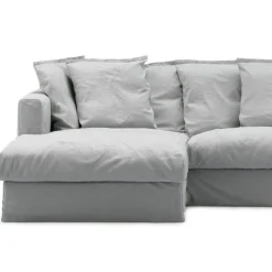 Klädsel Till Le Grand Air 3-sitssoffa Bomull Divan Vänster, Beige