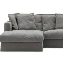 Klädsel Till Le Grand Air 3-sitssoffa Bomull Divan Vänster, Beige