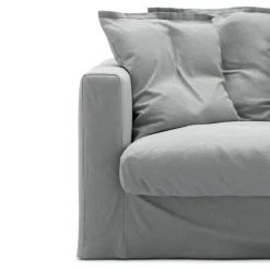 Decotique Möbelklädsel-Klädsel Till Le Grand Air Love Seat Bomull, Vit