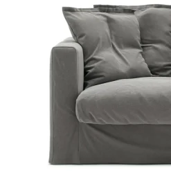 Decotique Möbelklädsel-Klädsel Till Le Grand Air Love Seat Bomull, Vit