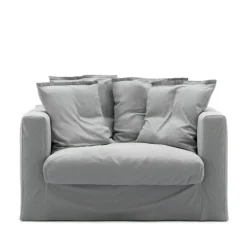 Decotique Möbelklädsel-Klädsel Till Le Grand Air Love Seat Bomull, Vit