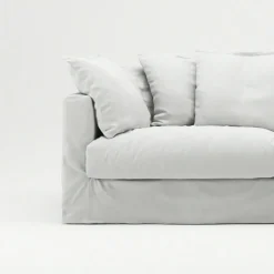 Decotique Möbelklädsel-Klädsel Till Le Grand Air 3-sitssoffa Bomull, Grå