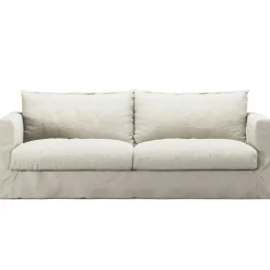 Decotique Möbelklädsel-Klädsel Till Le Grand Air Nou 3-sitssoffa Linne, Creamy White