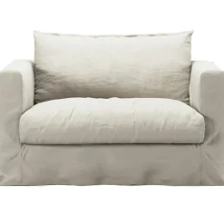 Decotique Möbelklädsel-Klädsel Till Le Grand Air Nou Love Seat Linne, Natural Blonde