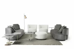 Kartell Läslampor|Golvlampor-K-Lux Golvlampa, Grå / Straw Yellow