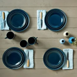 Knabstrup Tallrik 27 cm, Blå