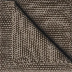 Knitted Dish Cloth- Coal Disktrasa Light Stone